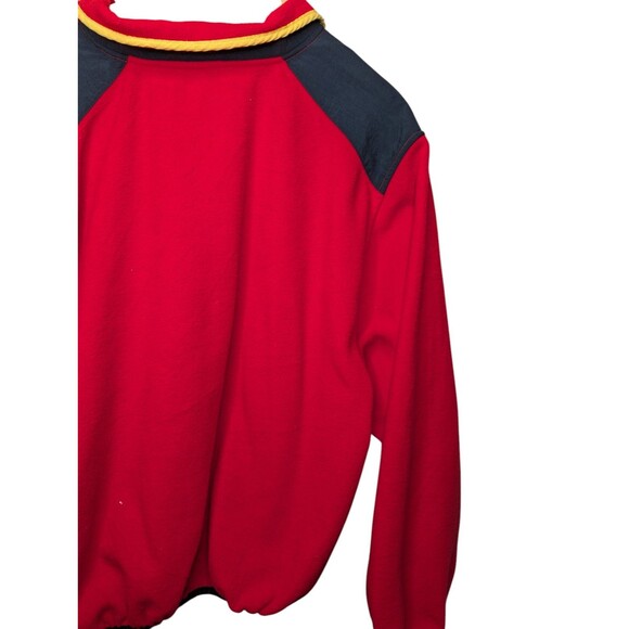 Vintage Marlboro Adventure Team Snap Fleece Jacket Red Adult Large Flawed - Picture 8 of 11